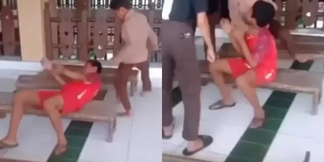 LAGI! Viral Video Bullying Bocah SMP di Masjid Gegara Masalah Asmara