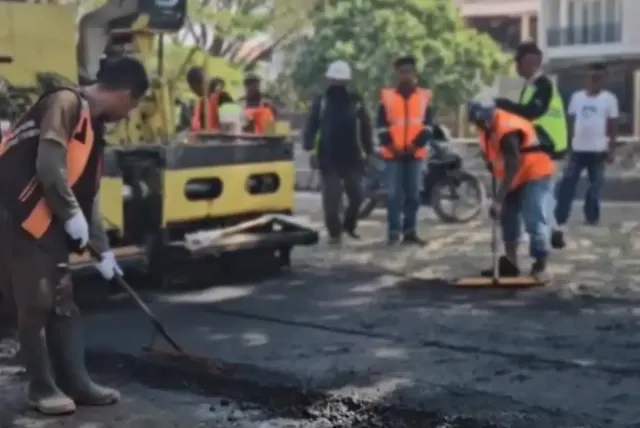 Proyek Peninggian Jalan Hasanudin Semarang Dimulai Demi Antisipasi Banjir di Musim Hujan