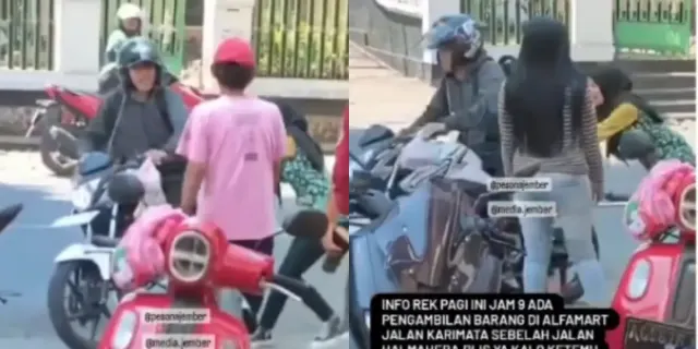 Bukannya Menolong, Respons Warga Lihat Wanita Tangkap Maling Sendiri Ini Malah Bikin Miris