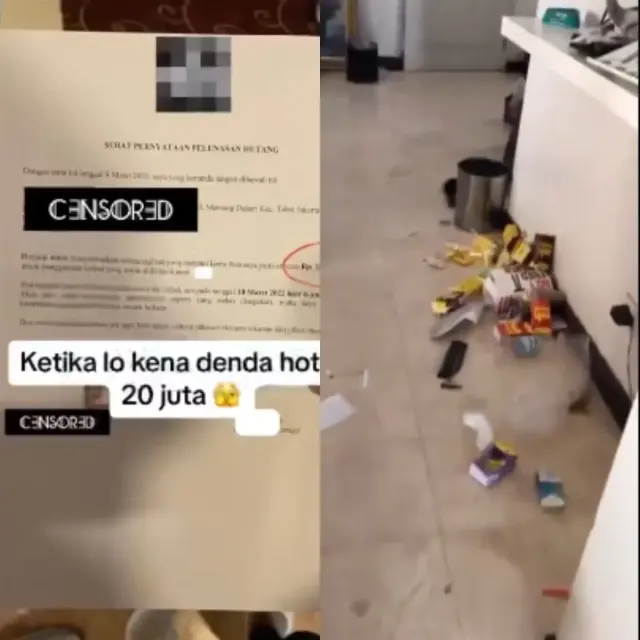 Kapok! Viral Tamu Kena Denda Rp20 Juta Gegara Bikin Kamar Hotel Penuh Sampah