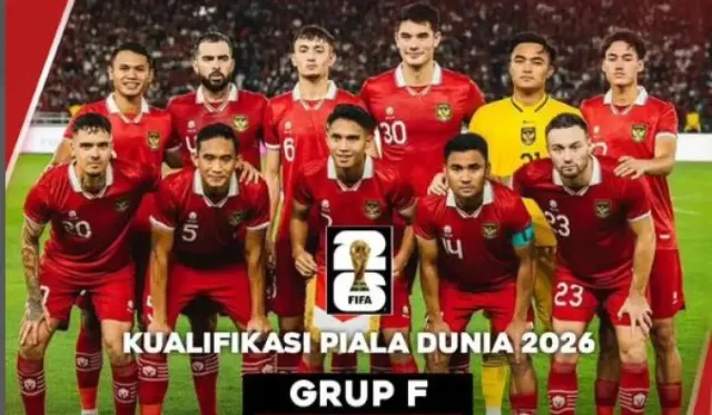 Lolos ke Kualifikasi Piala Dunia 2026, Indonesia Masuk ke Grup F Bersama Tiga Negara Ini