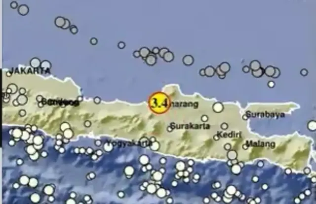 Gempa Magnitudo 3,4 Guncang Demak, Warga Akui Dengar Ledakan