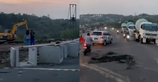 Jalan Tembus Tembalang Jangli Undip Amblas, Pemkot Semarang Gandeng Pihak Kampus