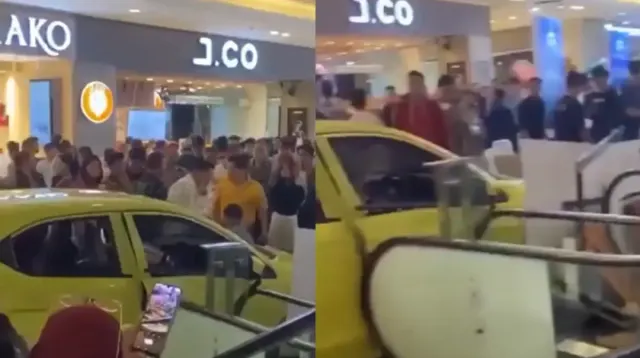 Kronologi Mobil Pameran Tabrak Pengunjung dan 2 Eskalator Mall Paragon hingga Pecah