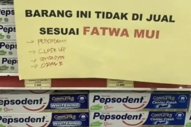 VIRAL Supermarket di Indonesia Tulis 'Barang Tidak Dijual' Buntut Fatwa MUI Terbaru Tentang Hukum Dukungan Terhadap Palestina