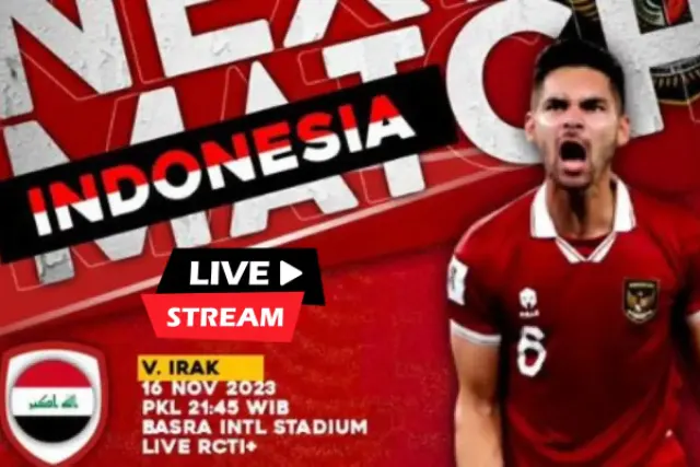 Siaran Langsung RCTI: Live Streaming Indonesia vs Irak Babak Kedua Kualifikasi Piala Dunia 2026 Malam Ini, Mulai 21.45 WIB