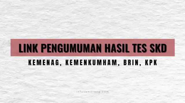 CPNS 2023: Ada 4 Instansi sudah Rilis Hasil Tes SKD, Cek Link Pengumumannya
