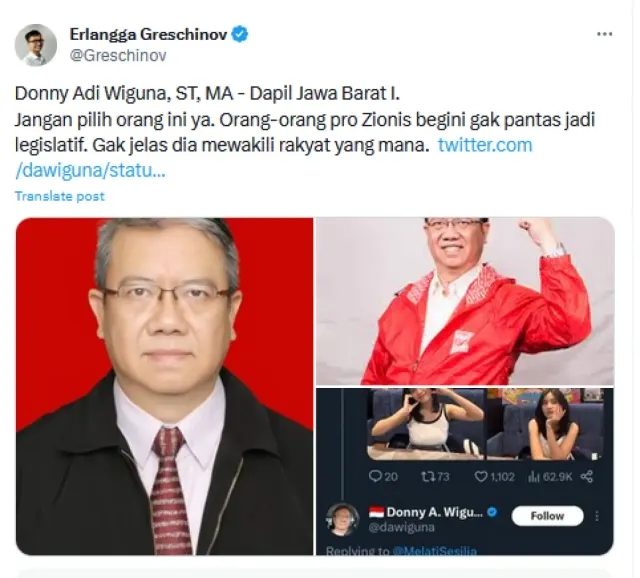 Waduh! Caleg PSI Diduga Pro Zionis Gegara Komentar Ini, Publik ke Kaesang: Bang Kader Lu Nih