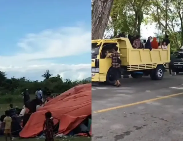 Sudah Tegas Menolak, Warga Sabang Bongkar Paksa Tenda Pengungsi Rohingya