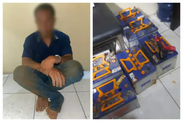 Pencuri AKI Truk Mixer Sembunyi di Gorong-Gorong, Polres Semarang Ringkus Pelaku Kurang dari 3 Jam Sejak Pelaporan