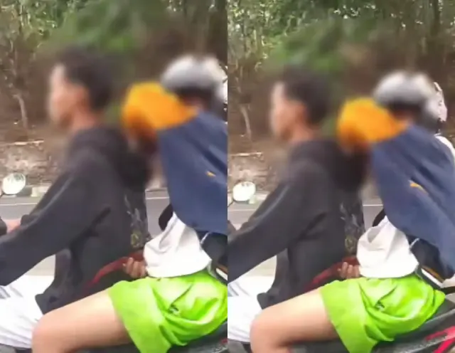 Dua Pemuda Mencurigakan dari Arah Semarang Menuju Pekalongan Terekam Pengemudi Lain Tengah Bawa Sajam