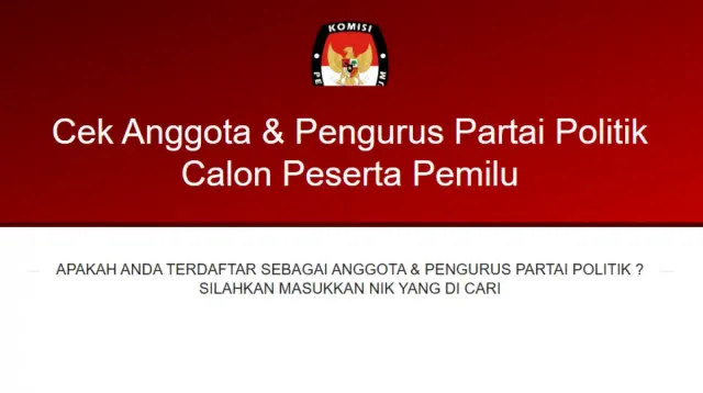 Waspada NIK-mu Dicatut Partai Politik tanpa Izin, Cek Statusnya Sekarang