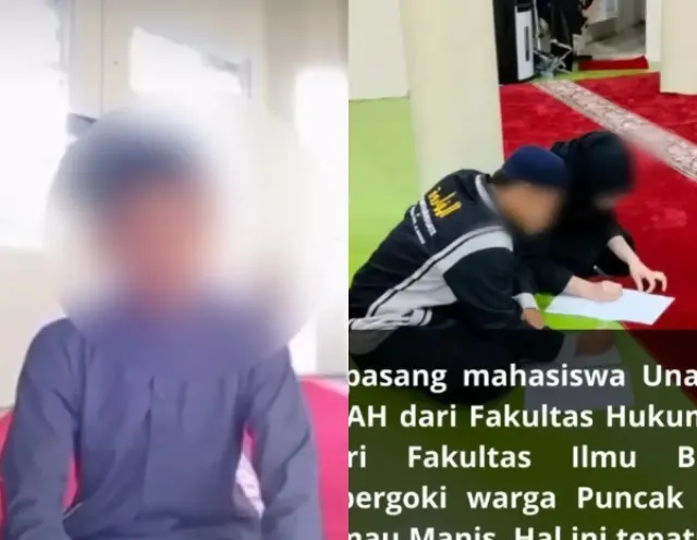 Fakta Baru Kasus Pasangan Mahasiswa Unand Kepergok Mesum di Masjid, Dicepuin Teman Satu Kamar?