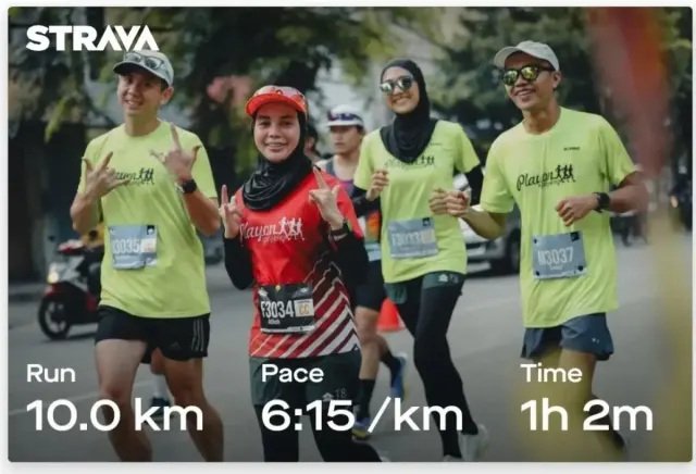 Semarang 10K: Siti Atikoh Catat Waktu 1 Jam 2 Menit, Hasto Kristianto Kalah Cepat