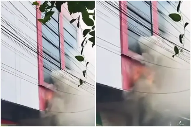 Kebakaran Di "ADA" Fatmawati Semarang, Gerai CFC Kobarkan Api dan Kepulan Asap