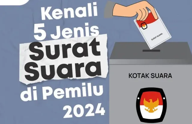 Kenali Jenis Surat Suara Pemilu 2024, Ada 5 Warna Berbeda