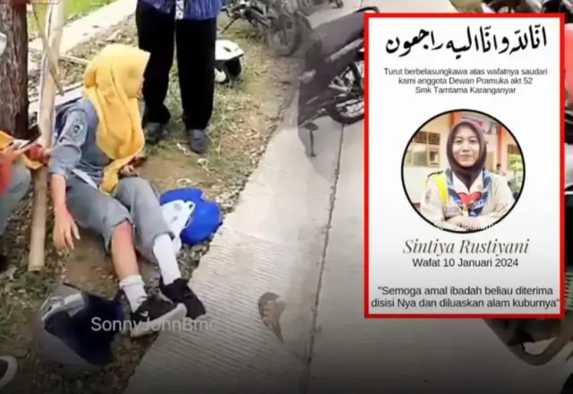 Baliho Caleg di Kebumen Timpa Siswi SMK, Sebabkan Korban Tertabrak Mobil Hingga Tewas