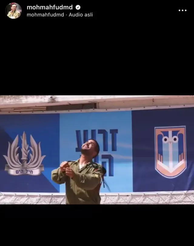 Akun Instagram Mahfud MD Diduga Diretas OTK, Upload Video Tentara Israel, Warganet Malah Sentil Kemenhan
