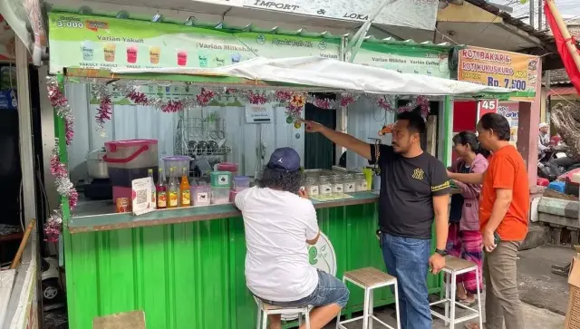 26 Konter Es Teh Jumbo di Kota Semarang Kemalingan, 3 Pelaku Ditangkap