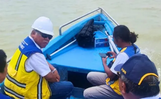 Menteri Basuki Sidak Banjir Karanganyar Demak, Targetkan 3 Hari Tutup Tanggul Jebol