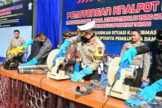 Upaya Polda Jateng Mencegah Konflik: Deklarasi Zero Knalpot Brong Jelang Pemilukada