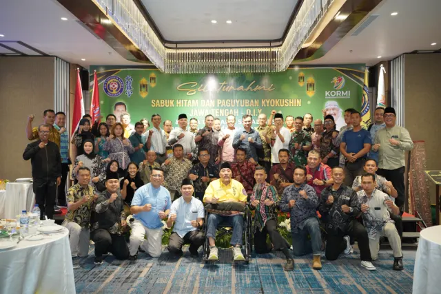 Dai Kyokushin Karate Indonesia  Gelar Silaturahmi Sabuk Hitam dan Paguyuban Kyokushin se Jateng dan DIY