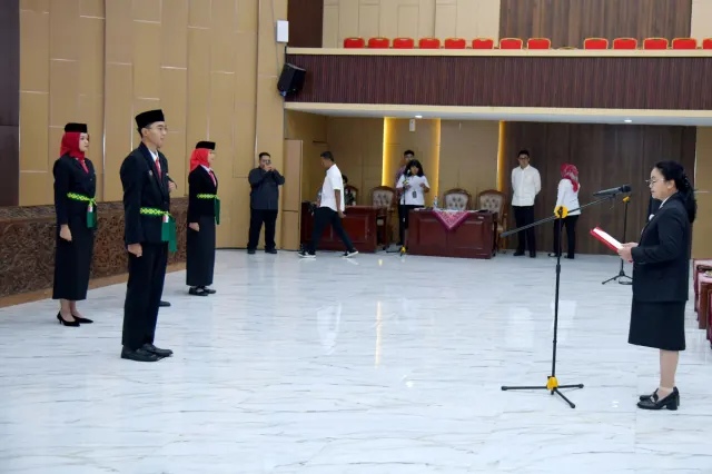Lantik 42 Anggota DPPI, Wali kota Agustina Harap Bisa Jadi Benteng Ideologi